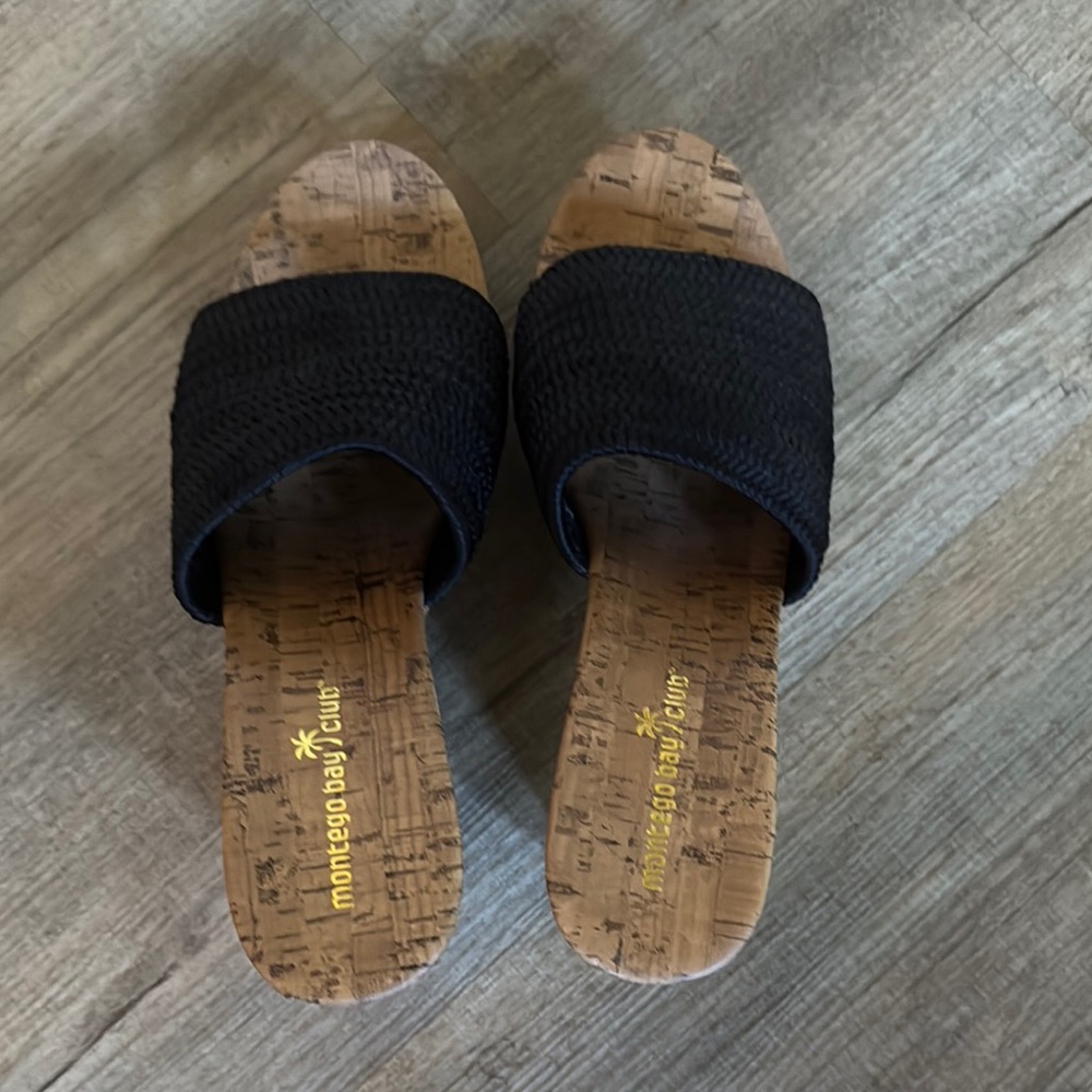 Montego Bay Club Black Sandals